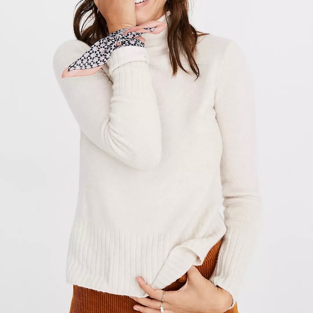 Madewell Inland Turtleneck Sweater in Coziest Yarn